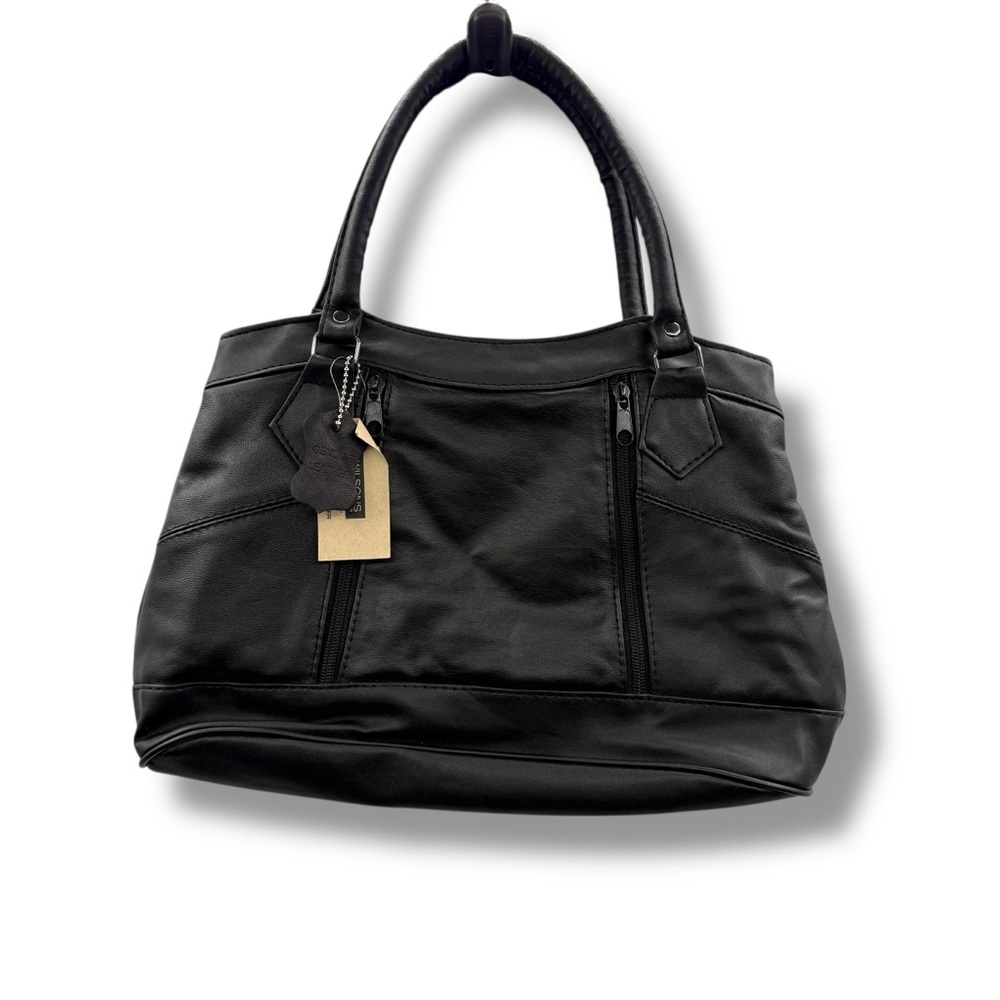 Wilsons Leather NWT Shoulder Bag Black Women’s Handbag Classic‎ Everyday Purse